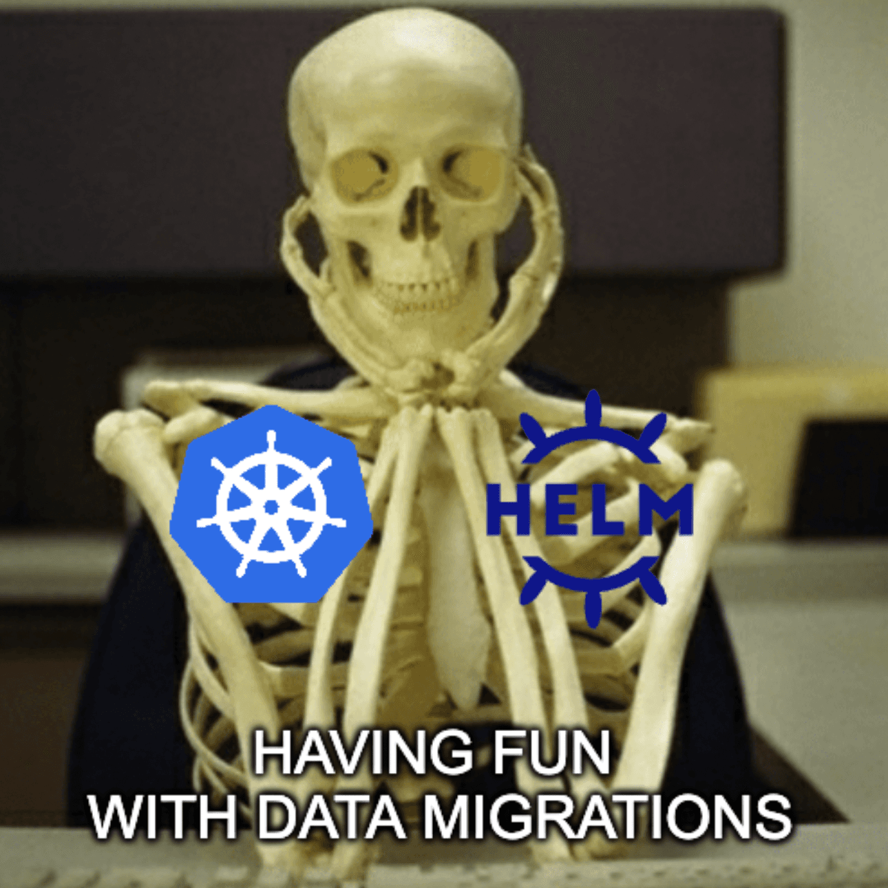 Db data migration using K8S jobs Helm
