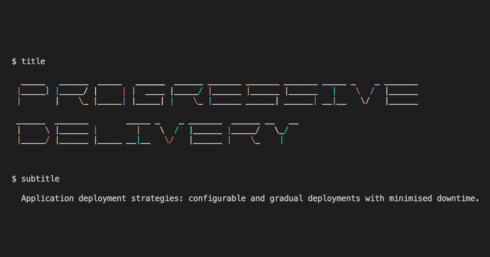 Progressive Delivery