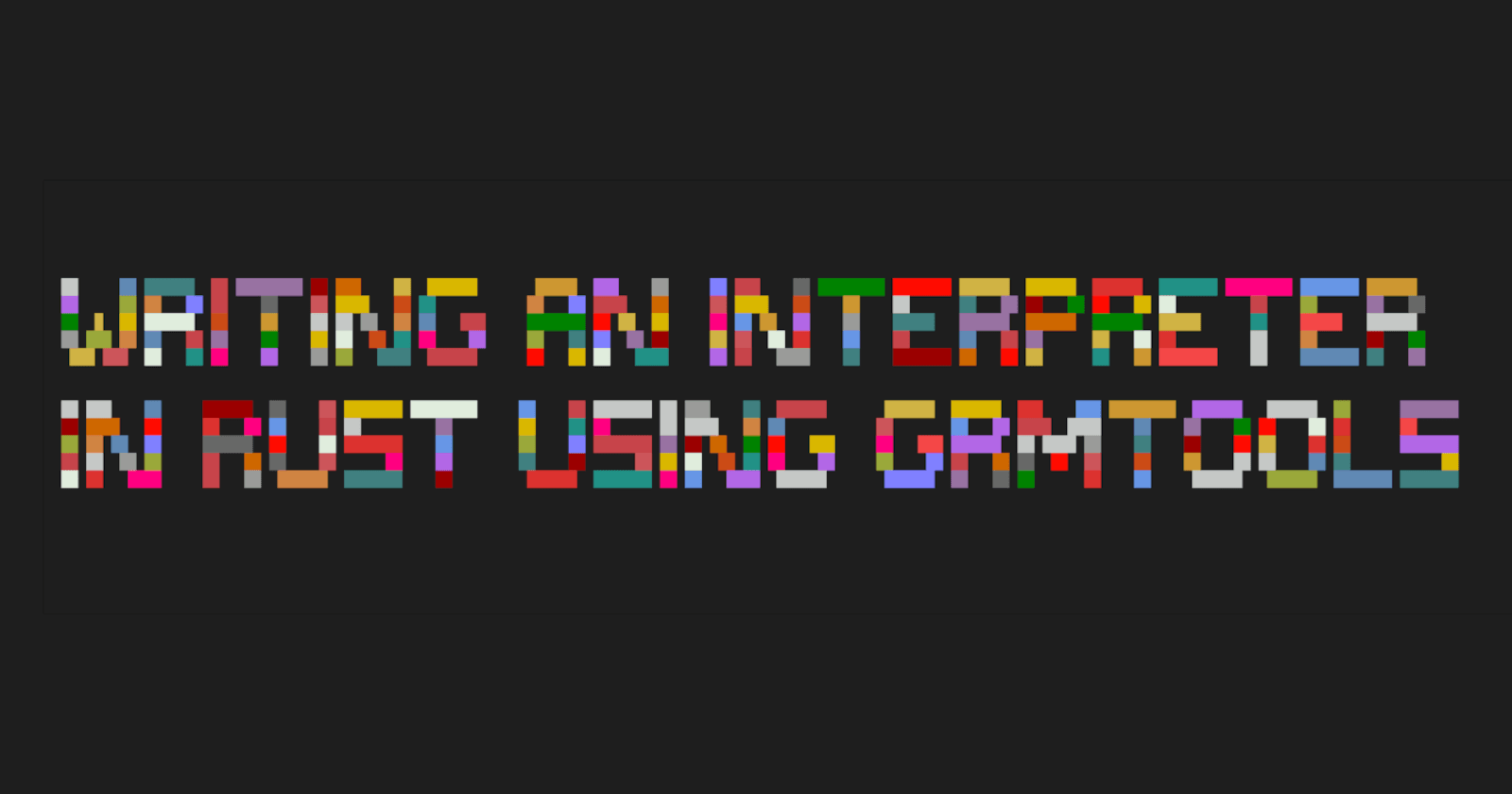 Writing interpreter in Rust using grmtools